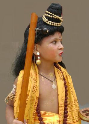 Rishi Swami Indian India Sage Narathar Childrens Fancy Dress Costume for Kids