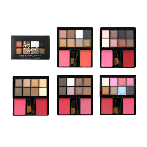Professional 8 color eye make up Fashion Color branded Eye shadow and Blusher