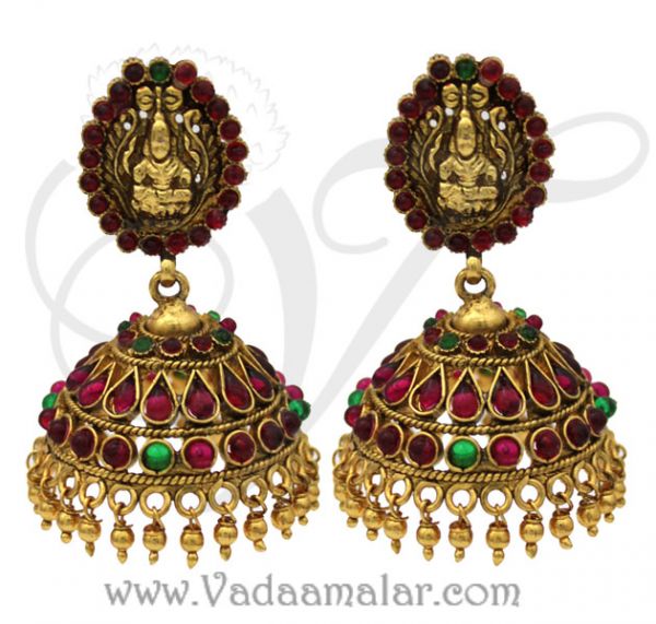 Antique finish Mango Design Indian Bridal Jewellery Set Traditional Wedding Ornaments for Saree & Lehenga