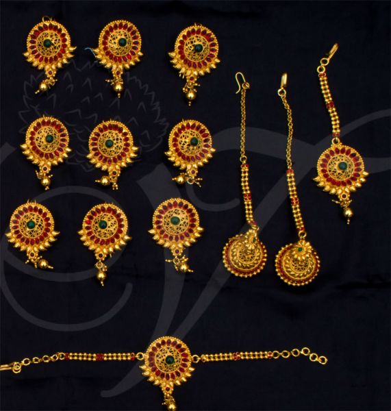 Antique Design Jewellery Set Ornaments for Bridal Saree Buy Online India