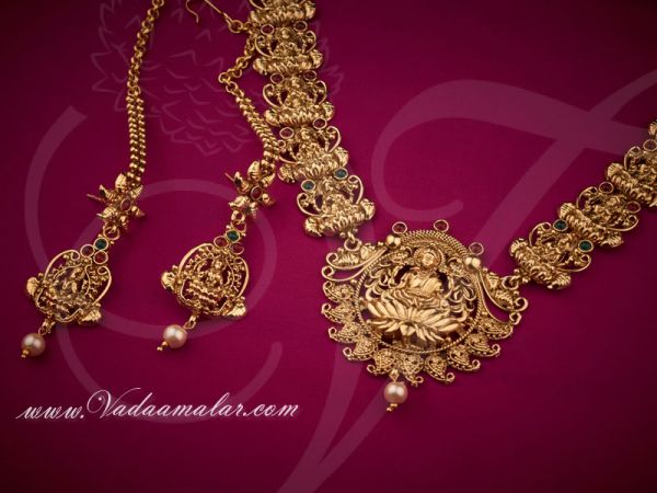 Semi Bridal Set Lakshmi Design Jewellery Set for Women Available online
