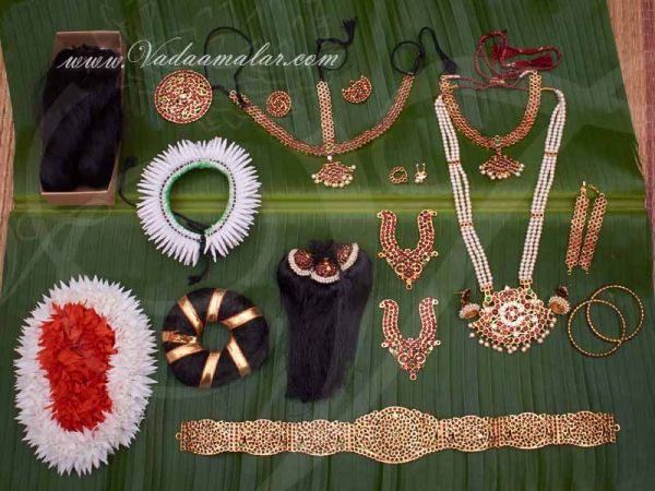 Bharatanatyam Kuchipudi Jewels Dance set available at best price - Medium size