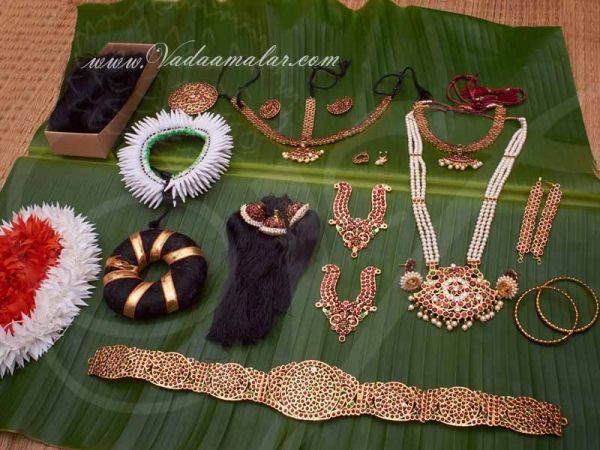 Bharatanatyam Kuchipudi Jewels Dance set available at best price - Medium size
