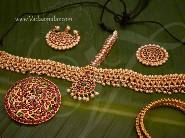 Temple Jewellery Bharatanatyam Kuchipudi Jewelry Set Temple Jewellery Buy Now