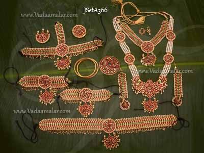 Temple Jewellery Bharatanatyam Kuchipudi Jewelry Set Online