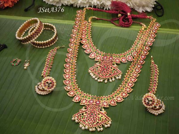 Bharatanatyam Kuchipudi Jewels Dance Set Available at Best Price