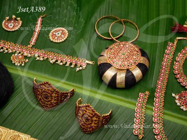 Bharatanatyam Kuchipudi Jewels Dance Set Available at Best Price - Medium Size