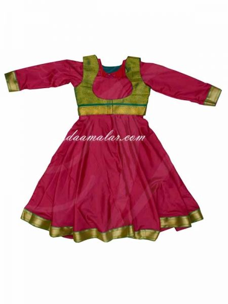 32 size Kathak Costumes Ready Made Dresses Salwar Kameez Model Buy Now