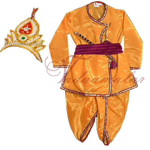 Kids Krishna Kannan Costume Indian Fancy Dress Costumes KrishnaCostume Buy Online