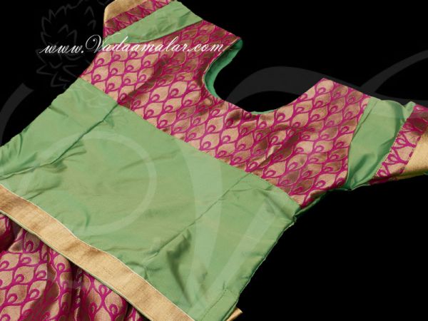 Buy Online Kids South India Pavada Pavadai Chatta chattai Kids Skirt Blouse Costume