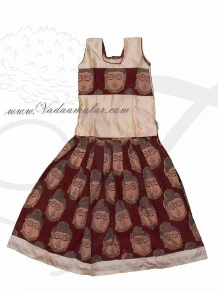 Buy Online Childrens Costume South Indian Kalamkari Pavada Pavadai Chatta chattai Skirt Blouse Costumes