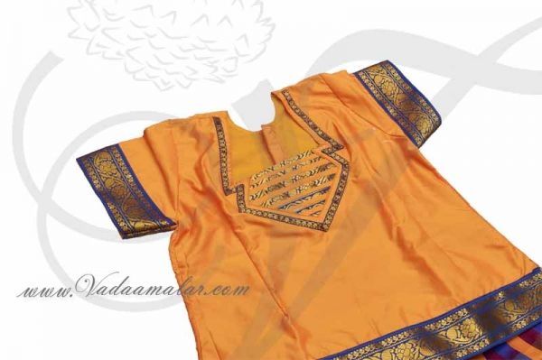 Buy Online Childrens Costume South Indian Pavada Pavadai Chatta Chattai Skirt Blouse Costumes