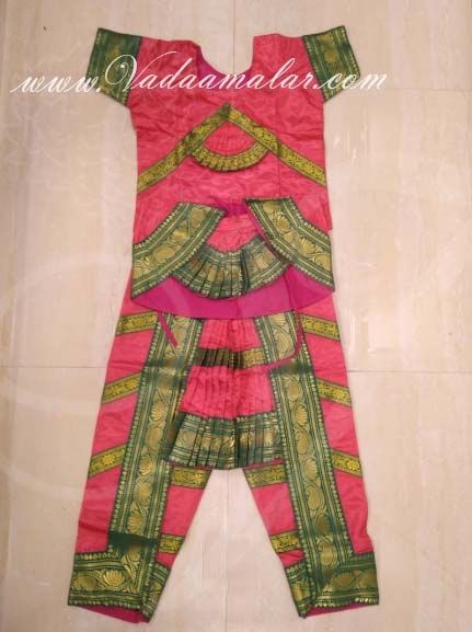 32 Size Kids Ready Made Bharatanatyam Dress Small Size Costume buy online