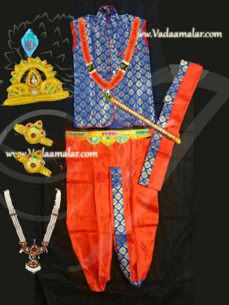 Fancy dress Krishna costume for Kids with Accessories Krishn Costume Buy Online