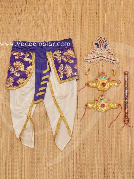 Beautiful Krishna Dresses with Accessories India Fancy Kids KrishnaCostume Buy Online