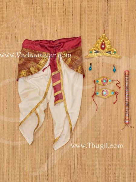 Cute Little Fancy dress Krishna costume for Kids with Accessories Krishn Costume Buy Online