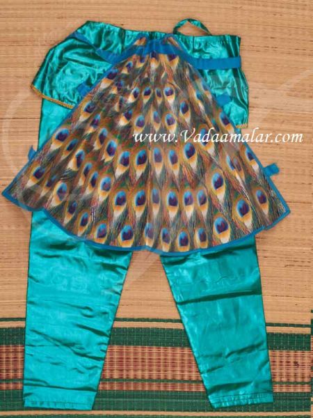 24 size Peacock Peacocks Indian Bird India Childrens Fancy Dress Costume for Kids