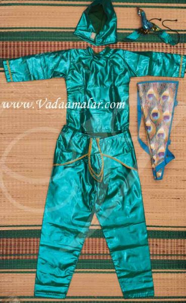 34 size Peacock Peacocks Indian Bird India Childrens Fancy Dress Costume for Kids
