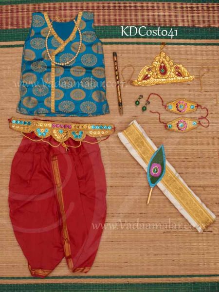 Fancy Krishna Dress for Baby and Boys with Accessories KrishnaCostume Buy Online