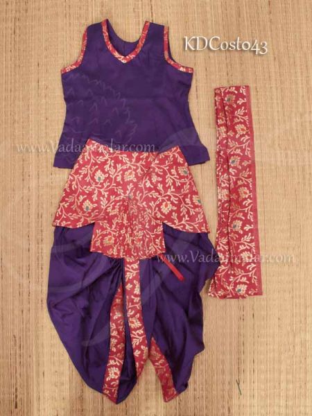 Boys Indian Semi Classical Dance Costumes Boy Dance Buy online- Size 22