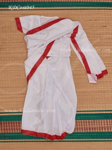 Bharat Mata Fancy Dress For Kids Costume Ready to Wear Saree - 28 Size