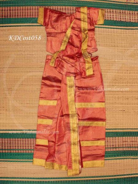 Amman Devi Costume Pant and Blouse Dress for Girls Kuchipudi Dresses