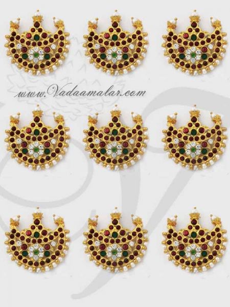 South Indian Hair Bridal Accessories Online Jada Bilai Available 9 pieces