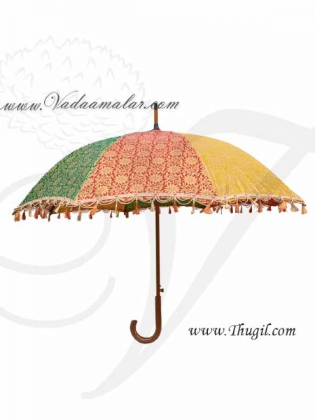 Wedding Umbrella Indian Design Multi Colour Gold Buy Online
