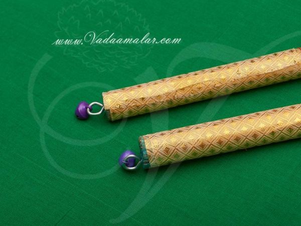 Dandiya Sticks 1 pair Wooden Kolattam for Indian Dance 