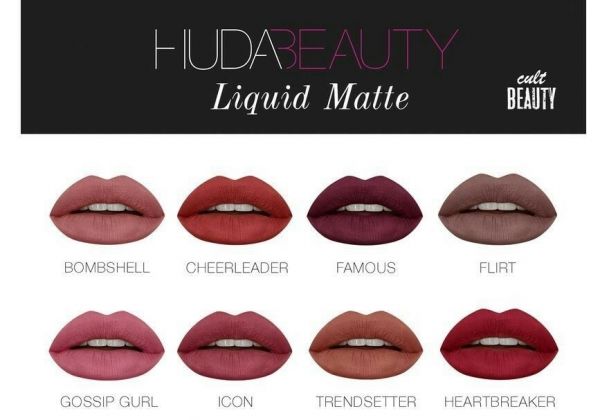 Huda Beauty Matte Lipstick  (RED, 6 ml) Makeup make up cosmetics Gloss Dance