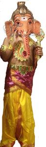 Lord Vinayaga Ganesha Mask Indian India God Fancy Dress Costume Masks