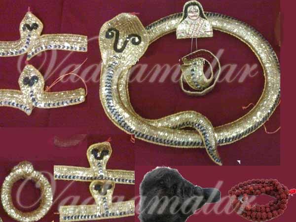 Indian God Lord Siva Shiva Dance Costume Snake Headgear Rudraksha  Accessories