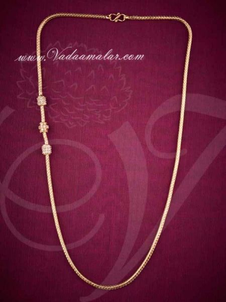 Mugappu Gold Plated Chain Tie Mangalsutra with Mugapu Chain - buy now