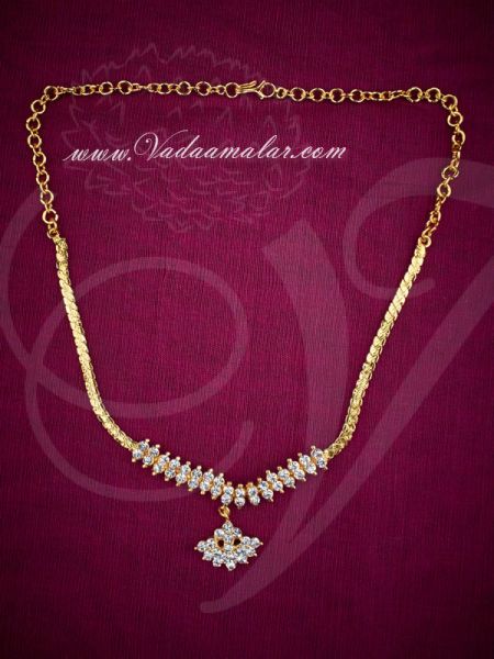White Stones Small Necklace Buy now
