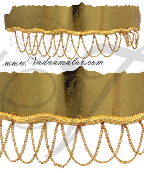 Baby Size Ethnic Design Micro Gold Plated Lakshmi jewellery Vaddanam Hip Waist Belt