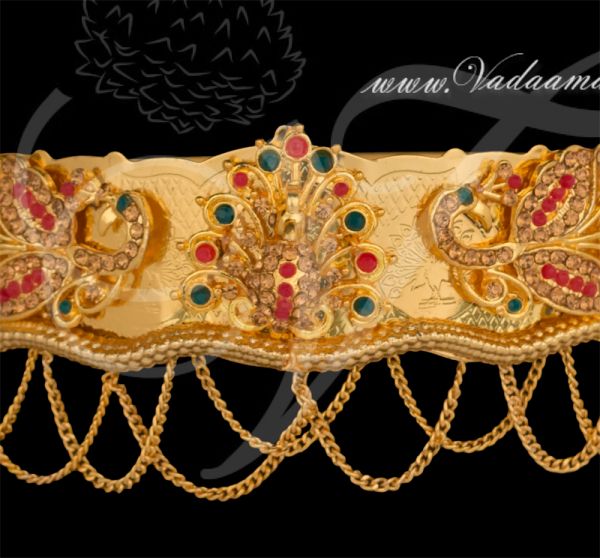 Small size Oddiyanam Kamarpatta Indian Waist Hip Belt Chain 