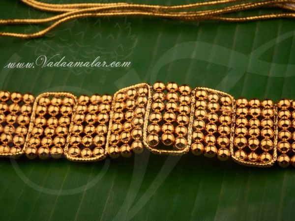 Kids Gold Beads Design Wasit belt Hip Chain Dance Jewellery Small size