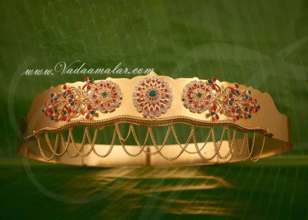 Gold plated waist belt online india Kamarpatta Indian Waist Hip Belt Chain Buy Online