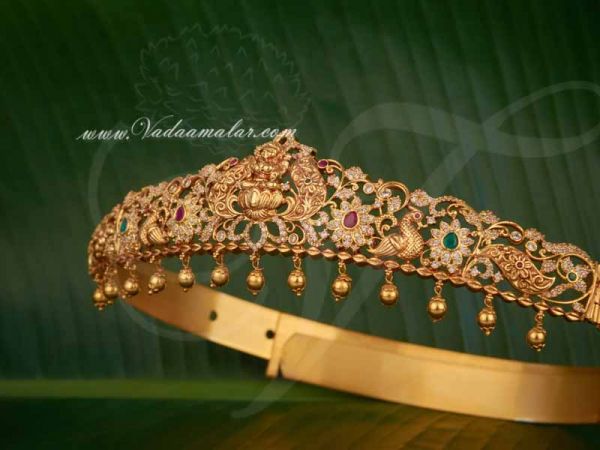 Waist belt Kids Size Lakshmi Design Antique finish Vaddanam Kamarpatta Shop Online