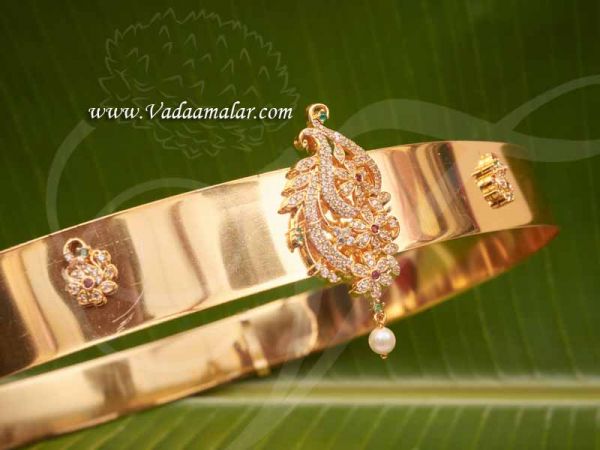 Waist Belt Gold Plated Flower Kamarband Vaddanam for Buy Now