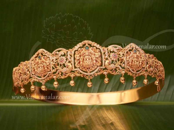 Odiyanam Antique Lakshmi and Perumal Design Vaddanam Waist Hip Belt Buy Now