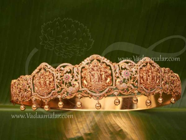 Odiyanam Antique Lakshmi and Perumal Design Vaddanam Waist Hip Belt Buy Now