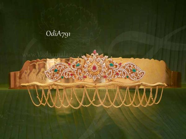 Odiyanam Multicolor Stone Flower Design Waist Hip Belt Buy Now