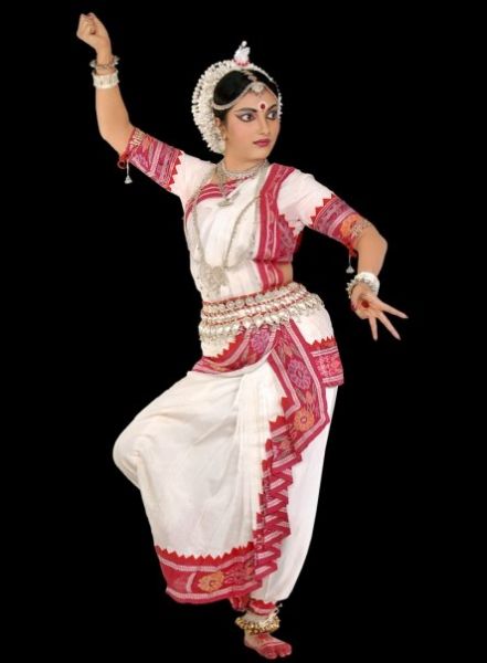 Traditional Indian Odissi dance costume dress - Custom stitched