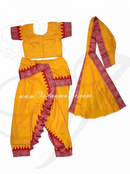 Odissi Dancers Costume Children Kids Girls size Dance Designs Buy Online