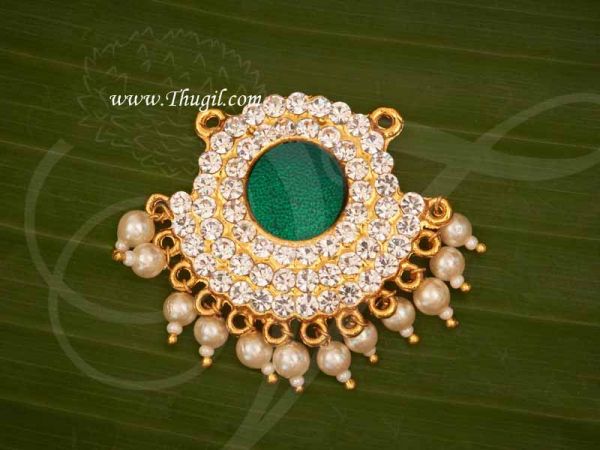 Pathakam Round Hindu Deity Chest Jewellery For Gods 2