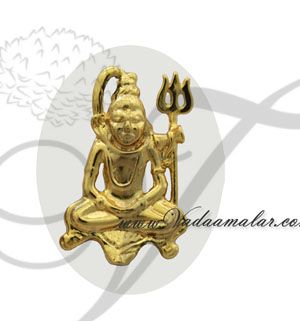 Gold Plated Lord Shiva design pendant 