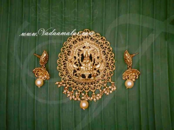 Lakshmi Dollar Pendant Designs - Buy Indian Pendant Sets Buy Now