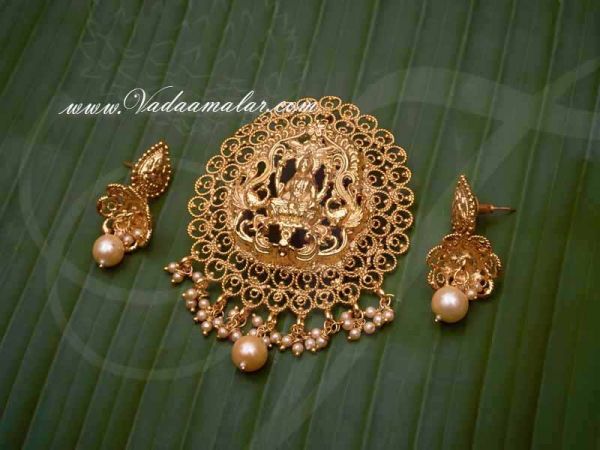 Lakshmi Dollar Pendant Designs - Buy Indian Pendant Sets Buy Now