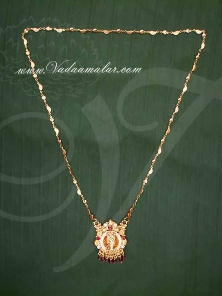 Lakshmi Dollar Pendant Designs - Buy Indian Pendant Sets Online Now